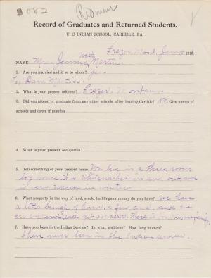 Jennie West Student File Jennie West Student File