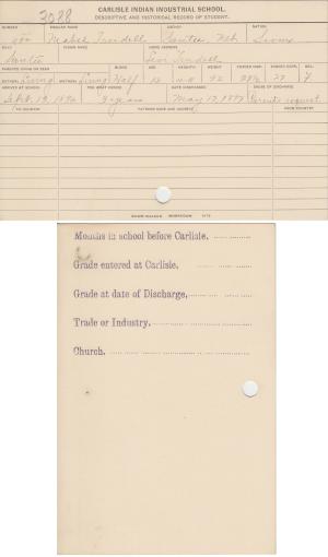 Mabel Trudell Student File Mabel Trudell Student File