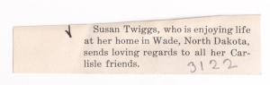 Susan Twiggs Student File Susan Twiggs Student File