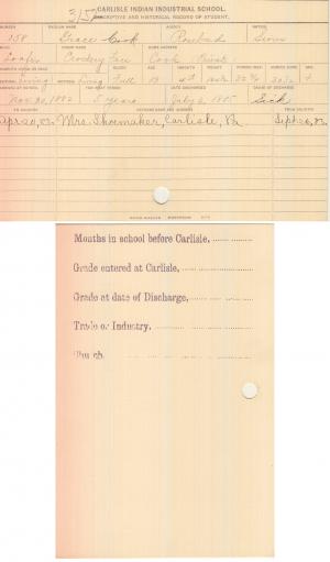 Grace Cook (Crockery Face) Student File Grace Cook (Crockery Face) Student File