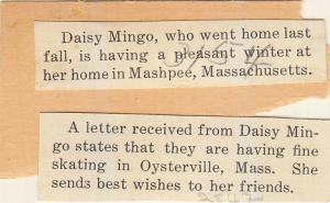 Daisy Mingo Student File