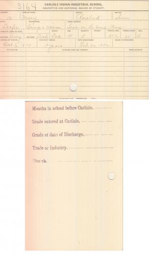 Mary (Brings a Woman) Student File Mary (Brings a Woman) Student File