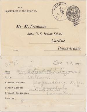 Louisa Tarbell Student File