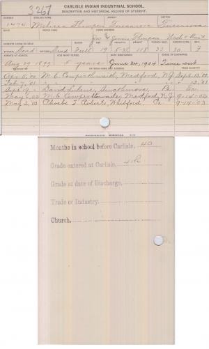 Melissa Thompson Student File Melissa Thompson Student File