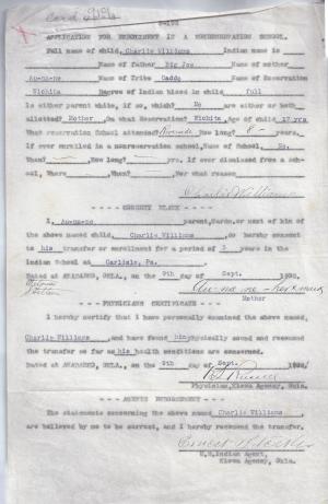 Charles Williams Student File Charles Williams Student File