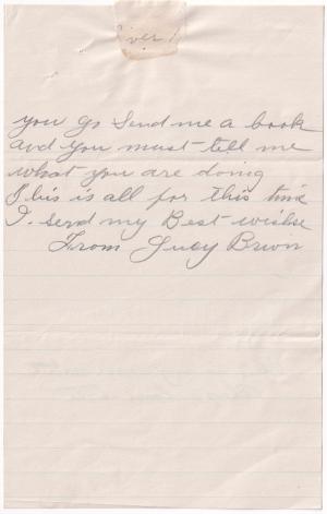 Lucy Brown Student File
