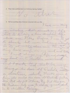 Gertrude Crow Student File