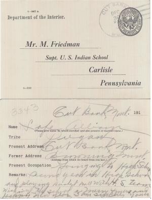 Lafe Allison Student File