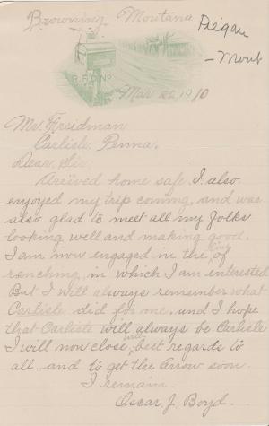 Oscar Boyd Student File Oscar Boyd Student File
