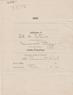 Samuel Dagg Student File