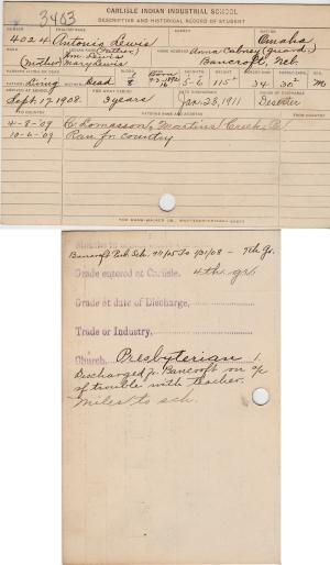 Antonio Lewis Student File Antonio Lewis Student File