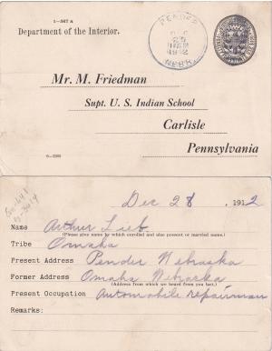 Arthur Lieb Student File
