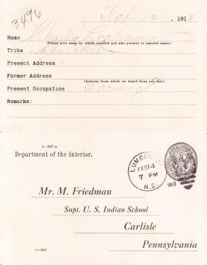 Charles Locklear Student File