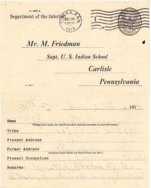 Clarence De Graff Student File