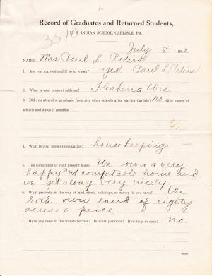 Katie Weshinawatok Student File Katie Weshinawatok Student File