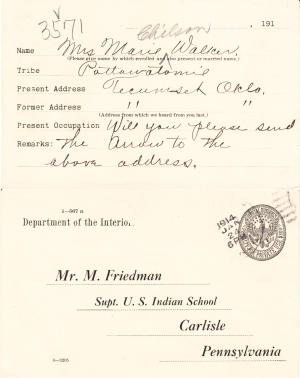Marie Chilson Student File Marie Chilson Student File