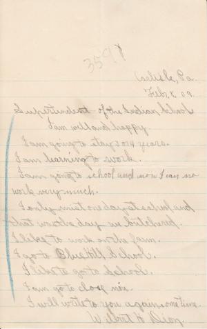 Wilbert Deon (Little Church Boy) Student File Wilbert Deon (Little Church Boy) Student File