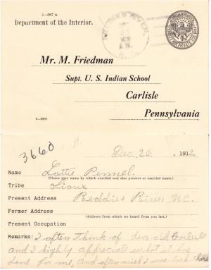 Lottie Pennell Student File