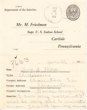 Lena Mora Student File