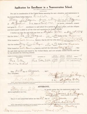 Mary La Rocque Student File