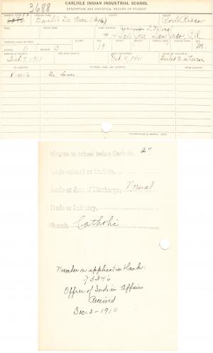Emilio de Arce Student File Emilio de Arce Student File