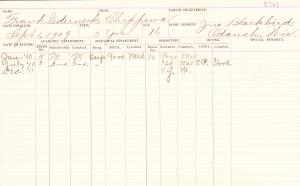 Frank Vedernack Student File Frank Vedernack Student File
