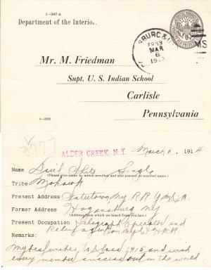David White Student File David White Student File