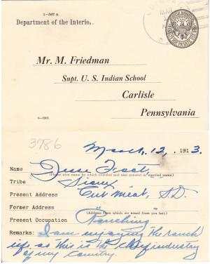Jesse Foot Student File