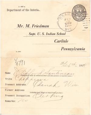 Clifford Santineau Student File