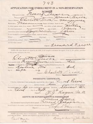 Leonard Pecore Student File Leonard Pecore Student File