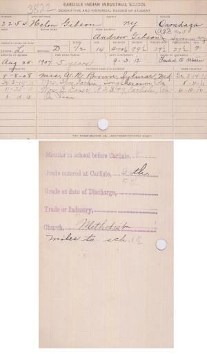 Helen Gibson Student File Helen Gibson Student File
