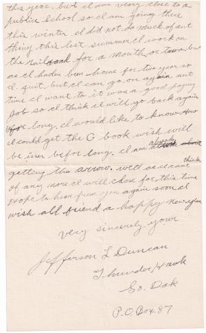 Jefferson Duncan Student File