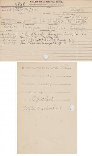 Alston DeGrasse Student File Alston DeGrasse Student File