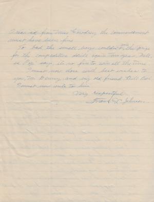 Frank Johnson Student File Frank Johnson Student File