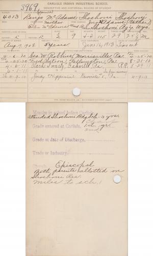 Lonnie McAdams Student File Lonnie McAdams Student File