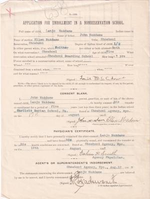 Lonnie McAdams Student File