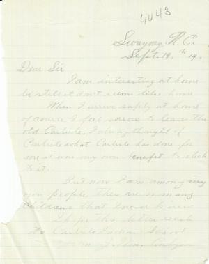 John Conley Student File John Conley Student File