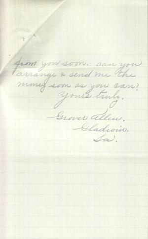 Grover Allen (Nan-mah-ah-quah) Student File Grover Allen (Nan-mah-ah-quah) Student File
