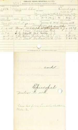 Margaret Elm Student File Margaret Elm Student File