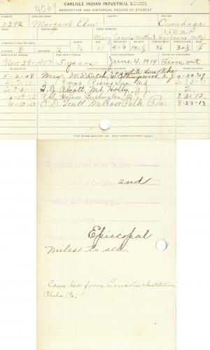 Margaret Elm Student File