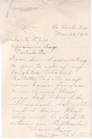 Julia Cadotte Student File