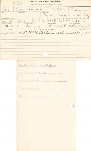 Melissa Anderson Student File Melissa Anderson Student File
