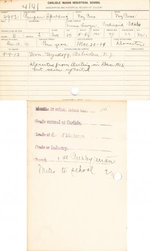 Sampson Spaulding Student File Sampson Spaulding Student File