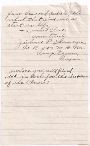 James Shemamy Student File