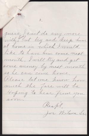 Joseph Wilson Student File Joseph Wilson Student File