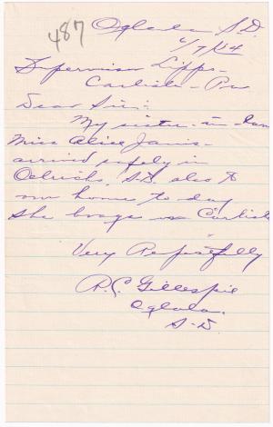 Alice Janis Student File