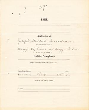 Margaret Gordon Student File