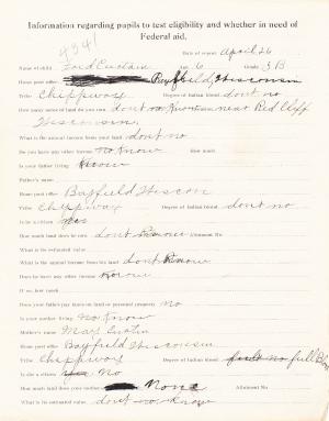 Fred Curtin Student File