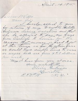 Madella Anderson Student File