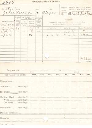 Julia Perrine Student File Julia Perrine Student File